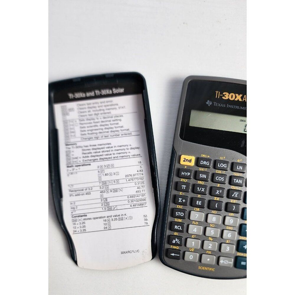 TI 30Xa Scientific Calculator, In working condition - Picture 4 of 8